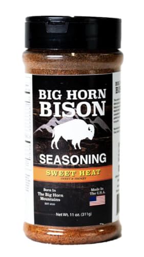 Big Horn Bison Sweet Heat Seasoning, Sweet & Smoky BBQ Spice Mix