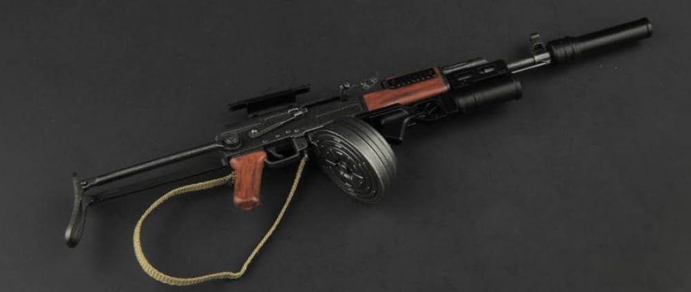 HiPlay 1/6 Scale Action Figure Accessory: AK47 Assault Rifle Model For 12-inch Miniature Collectible Figure - Image 3
