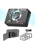 Camera Cooling Fan, Moman Semiconductor Cameras Cooler System with Type-C & Display Screen for Live Broadcast 4k Footages Recording Video Sessions Compatible with Camera R5/R8/R10/RP/R50/FX30/A7S3