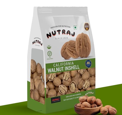 Image of Nutraj California Inshell Walnuts 500g | Akhrot | Dry Fruits | Nuts | Grocery Items.