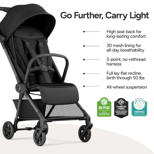 Mompush Nexis Carbon Travel Stroller