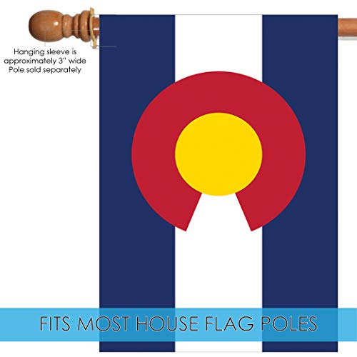 Toland Home Garden Colorado State Flag 28 X 40-Inch Decorative Usa-Produced House Flag #TOP2