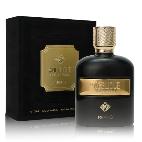 Image of A CENTER RIS Angelique Perfume For Men Eau de Parfum 3.4 Fl Oz | Rich Amber Woody Vanilla | Sweet Plum Warm Cinnamon Suede Cologne | Daily Use Spray Gift
