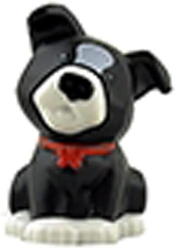 Piezas de repuesto para Fisher-Price Little People Light-Up Learning Camper Playset - HGP71 ~ Figura de perro en blanco y negro de repuesto