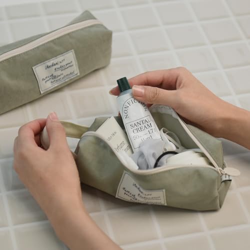 Image of Monolike Archive Block Pen Case, Warm gray - Pencil Pouch, Portable Pencil Bag, Pencil Case, Office Pouch case