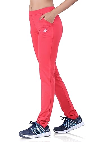 Image of Sports Women Regular Fit Activewear Track Pants | Loose Fit Workout Pant for Women | Quick-Dry | Two Pockets