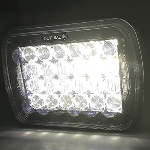 VICASKY À Prova D' Água Levou Farol Do Carro Quadrado Farol 85W para Carro SUV Truck Trabalho Light