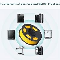 IEMAI ASA Filament 1.75mm 1Kg, 3D Drucker Filament ASA Gelb, UV-beständig, Hitzebeständig, Maßgenauigkeit+/-0,02mm – Ansicht 6