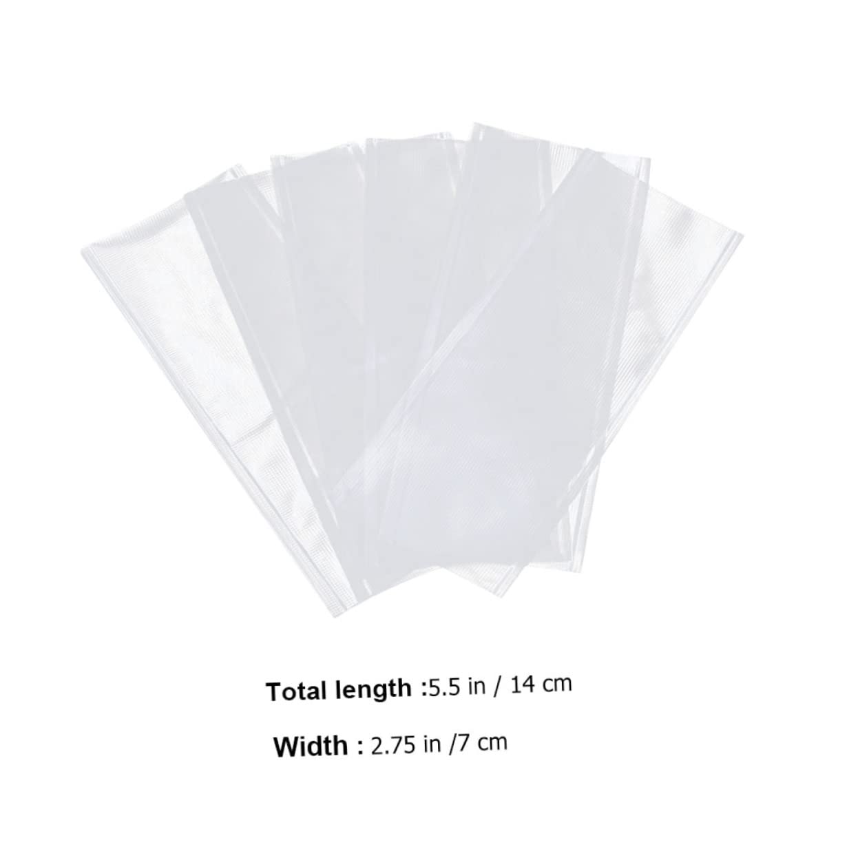 NAMOARLY 100Pcs Water Soluble Bait Bags Portable PVA Fishing Lure Storage Pouches Tear Resistant Design for Attracting Fish Lightweight Convenient Fishing Gear