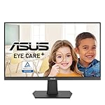 ASUS 24” (23.8-inch viewable) 1080P Eye Care Monitor (VA24EHF) - IPS, Full HD, Frameless, 100Hz, 1ms, Adaptive-Sync, for Working and Gaming, Low Blue Light, HDMI, VESA Mountable, Tilt, BLACK