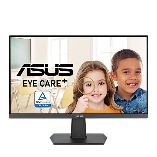 ASUS 24” (23.8-inch viewable) 1080P Eye Care Monitor (VA24EHF) - IPS, Full HD, Frameless, 100Hz, 1ms, Adaptive-Sync, for Working and Gaming, Low Blue Light, HDMI, VESA Mountable, Tilt, BLACK