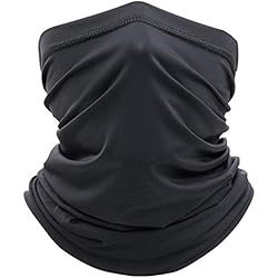 Protección De Cabeza Y Rostro EasyULT Bragas de Cabeza Elasticidad Multifunción, Bragas de Cuello Tubular, para Ciclismo Senderismo Yoga Moto Aire Libre Playa - Negro