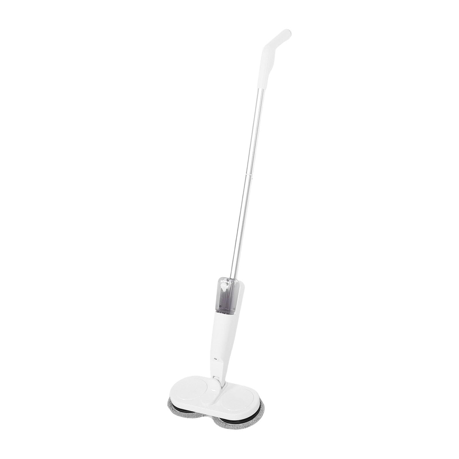 Mopa eléctrica inalámbrica potente con depósito de agua grande para limpieza en seco y húmedo, color blanco