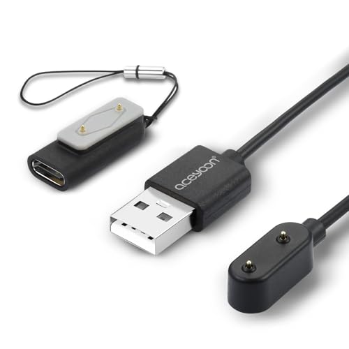 aceyoon for Huawei Band 10 9 8 [dP[u 1M + USB C ϊA_v^[ Zbg t@[EFC oh 10 9 8 ɑΉ [d h~̂Ђt Cz for Huawei Watch Fit 3 / 2