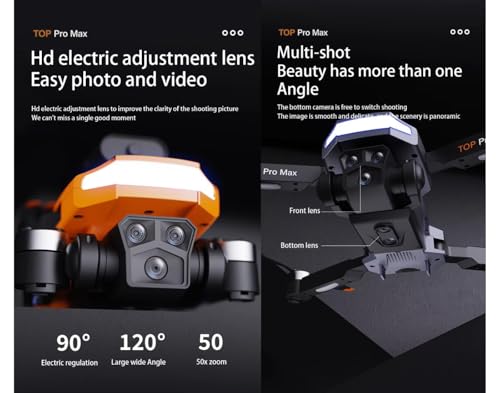 Image of Brushless Motor 4K Toy Drone, Intelligent Obstacle Avoidance, 5G Video Transmission, and Foldable Design for Aerial Shots and Safe Outdoor Exploration. (P18-PRO)