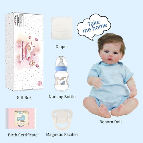 Scom GIRL-HTW-TQ Lifelike Reborn Baby Dolls Boy 18 Inches Newborn Baby Dolls That Look Real thumb #5