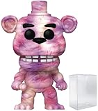 POP Five Nights at Freddy's - Tie Dye Freddy Funko Vinyl Figure (Bundled with Compatible Box Protector Case), Multicolor, 3.75 inches
