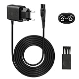 chargeur philips satinelle 【Longueur pratique et brosse de nettoyage incluse】Avec son câble de 1 m, cet adaptateur secteur pour tondeuse à barbe offre un grand confort d'utilisation à la maison comme en voyage. Le câble flexible et résistant à la déchirure assure une utilisation confortable. Une brosse de nettoyage est également incluse pour un entretien facile et une durée de vie prolongée de votre appareil.