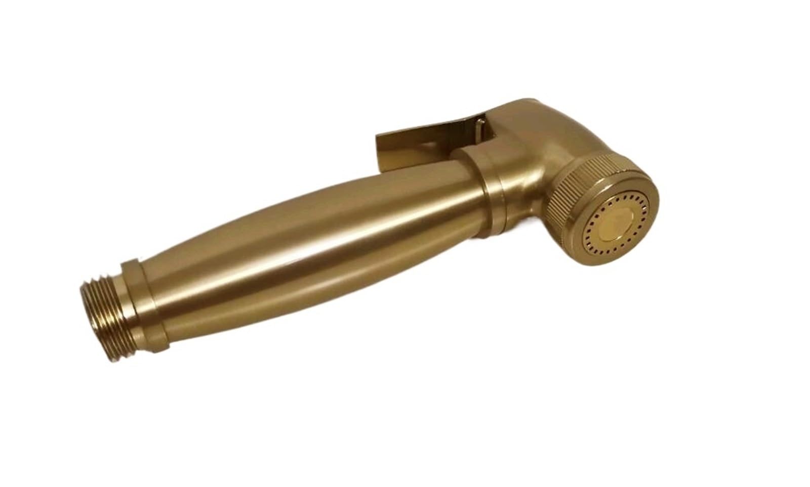 ZYCHSJXA Brushed Gold Douche Kit Hand Held Bidet Sprayer Brass Toilet Faucet Shattaf Valve Jet Set hygienic Shower(Only Sprayer)