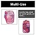 Smart Design Pop Up Laundry Hamper with Easy Carry Handles and Side Pocket - Durable Mesh Fabric - Collapsible Design - Clothes and Laundry - Home Organization - Holds 2 Loads - 13 x 21 Inch - Pink