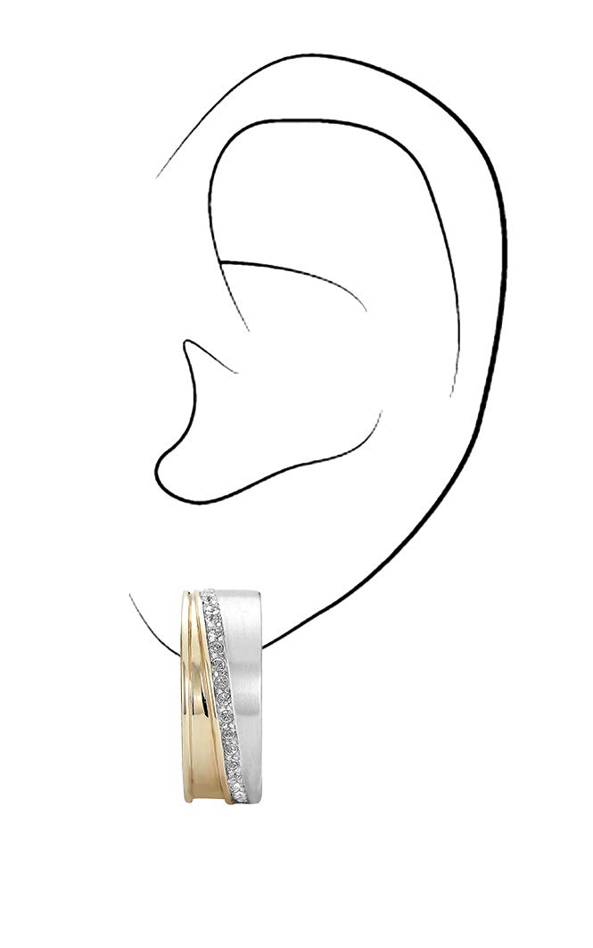 Traveller Ohrclip - Damen - Kristall-Steine - bicolor - 156959