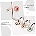 STOBOK 20pcs Tear-Resistant Hole Repair Labels Self-Adhesive Reinforcement Stickers for Loose Leaf Paper Notebooks Binders Scrapbooking Easy Application Versatile Use