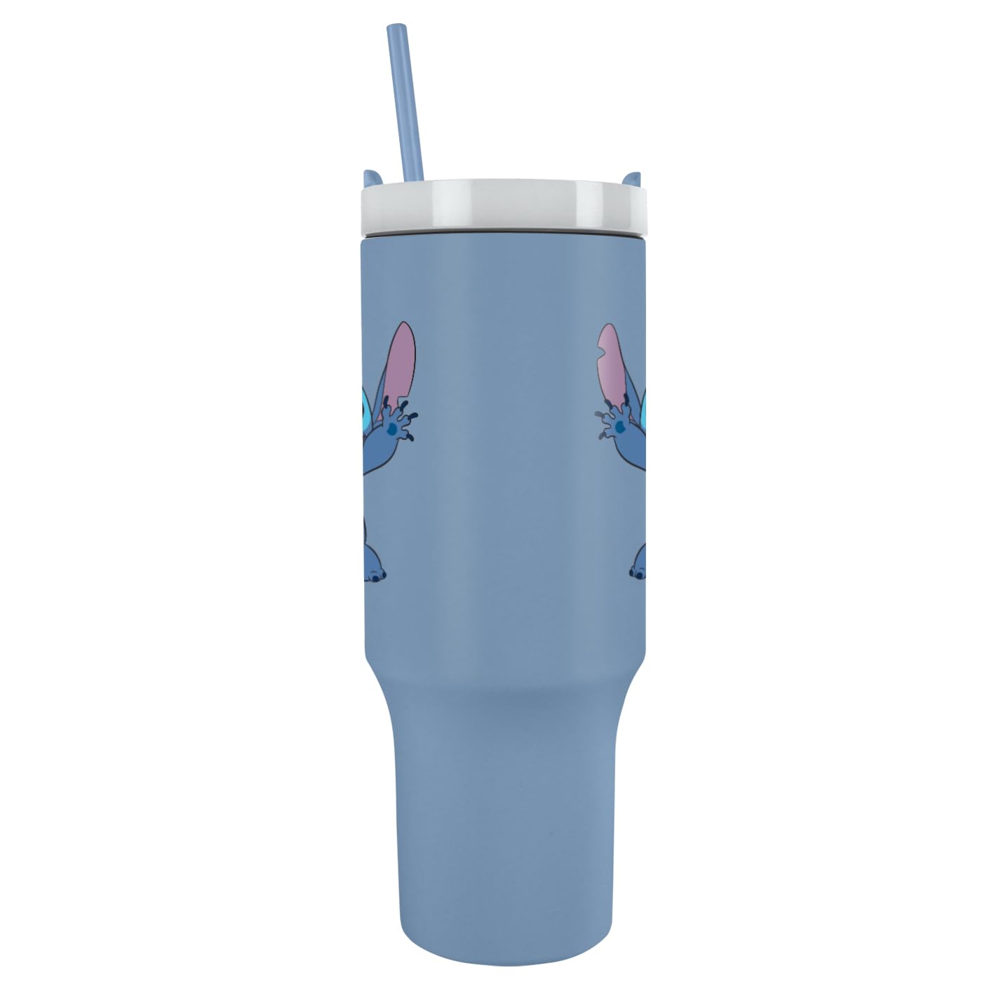 Pyramid International - Tumbler Lilo&Stitch - Stitch - Tazza termica con cannuccia e manico - 1,2 L - Thermos caldo e freddo