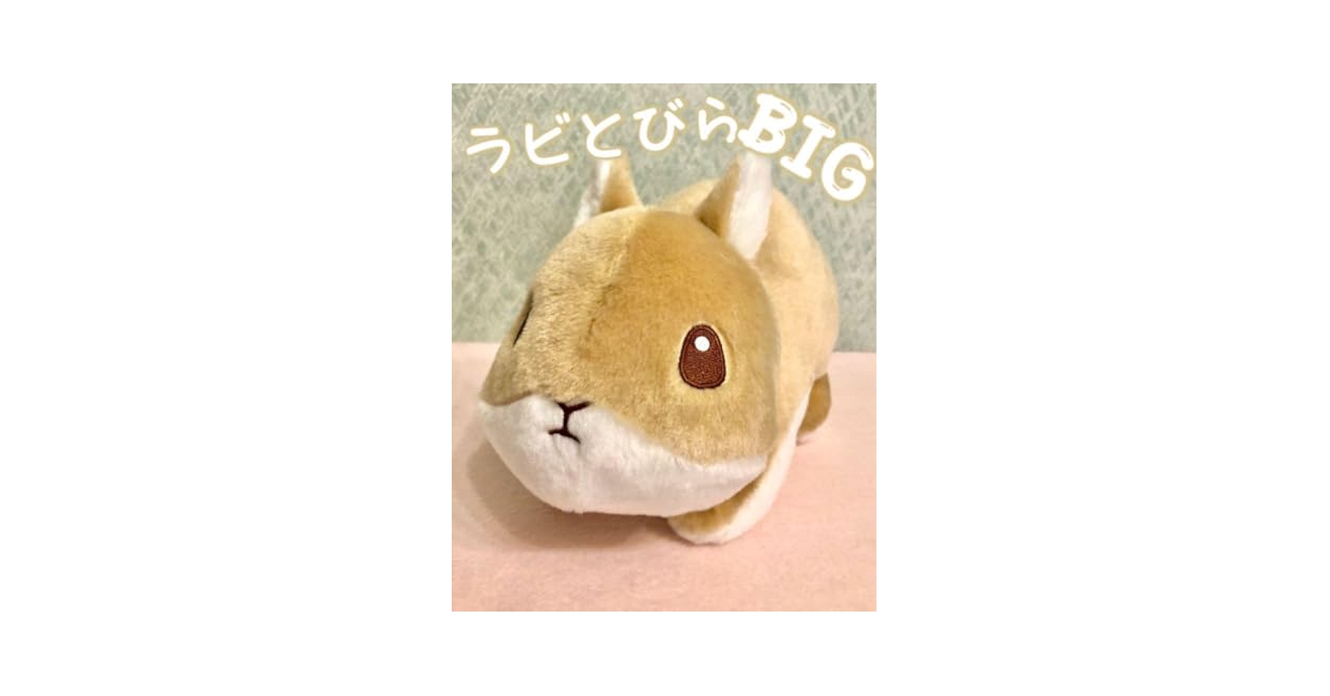 Amazon.co.jp: ラビとびら BIG ぬいぐるみ ラウンドワン 限定