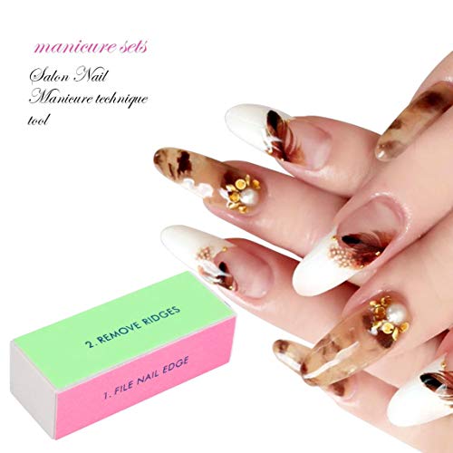 sdfghzsedfgsdfg Vrouwen Schoonheid Acryl Nail Art Tips Buffer Polijsten Schuurblok Buffer 4 Manier File Salon Manicure… - Image 4
