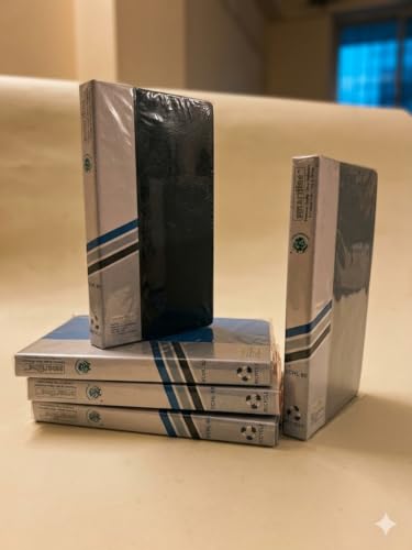 Image of Business Card Holder, Holds Business /Visiting /Debit /Name Id Card Book Case Organizer Slots 30 pockets for 60 cards (Pack of 3) - Assorted with FREE 2 pcs Paper Pencil