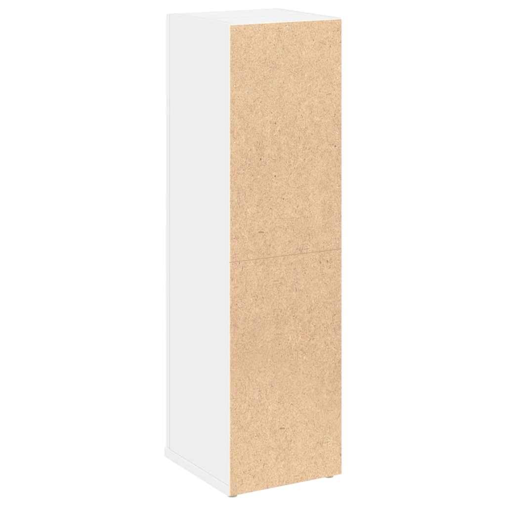 Armadietto da bagno con portarotolo, bianco, 20,5 x 22 x 72 cm, in legno resistente, con spazio per riporre oggetti, per bagno, armadietto per lavatrice, montaggio a parete