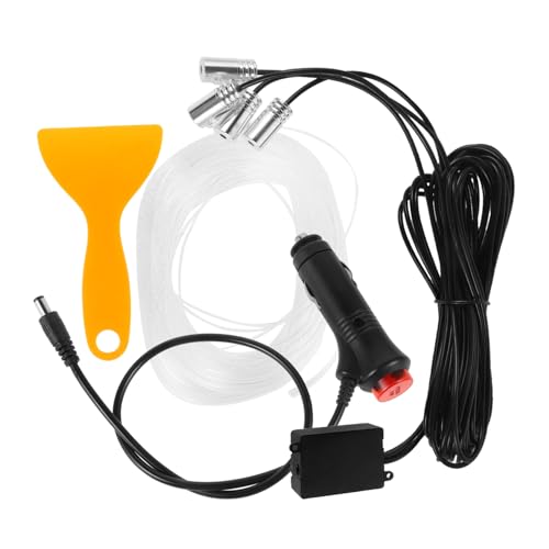 HOLIDYOYO Fiber Optic Ambient Lighting Kit Led Car Lights 1 Set 4 Ways Transform Your Car's Interior