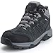 Price comparison product image OUTJET Men's Waterproof Hiking Boots Lightweight Comfortable Leather Mid Ankle Outdoor Trekking Boot