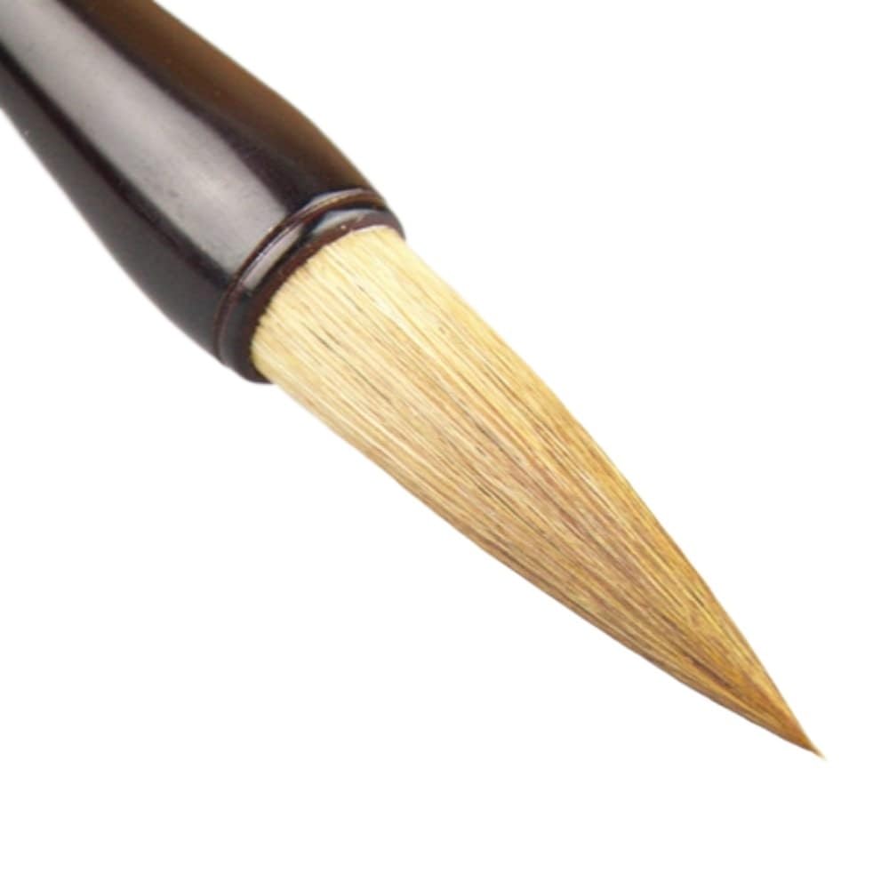 Pinceau de calligraphie chinoise anti-goutte en forme de trémie pour une écriture fluide