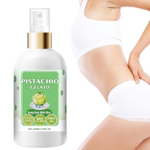 Brume De Lait Corporel À La Crème À La Vanille, Spray Corporel À La Vanille, Spray Hydratant Pour Corps Parfumsé Au Lait, Spray De Parfums Pour Cheveux Et Corps Crème Vanille Pour Types Peau