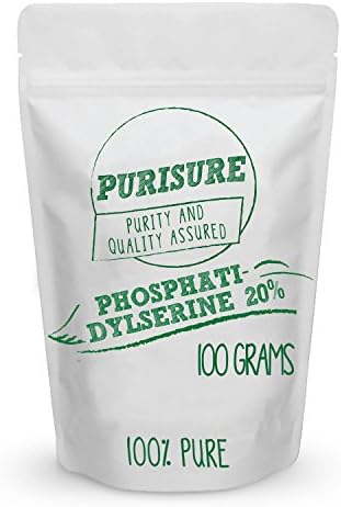 Phosphatidylserine 20% Powder, Nootropic, Cognitive Enhancer, Mood Support, Memory, Learning, Focus, Concentration, Boosts Mental and Physical Energy (100g (200 Servings))