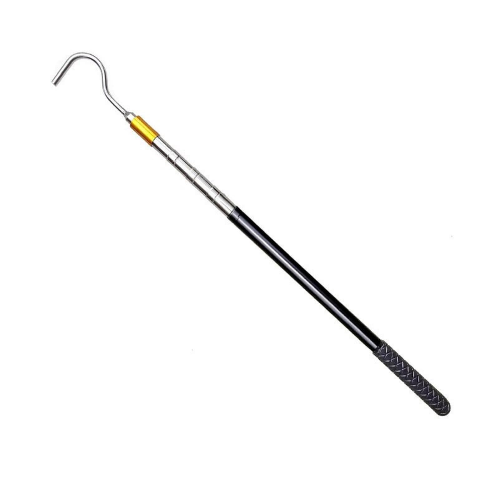 Hdoytxxm Multifunctional Telescopic Awning Rod Opener Puller Reach For Tent Shelter With Rubber Handle Shade Opener