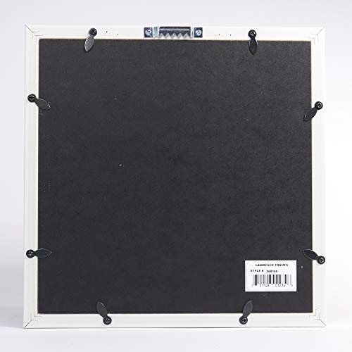 Lawrence Frames 5X5 Wide Border Matted Gallery White 10X10 Picture Frame #TOP2