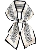 Dailyacc Hair Scarf for Women Fashion Silky Satin Headscarf Wrap Breathable Lightweight Neck Scarves For Handbag Accessories（Long 59'*5.9'
