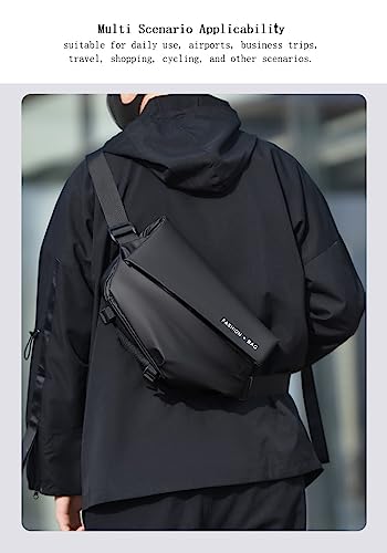 Trendy Montage Crossbody Bags for wen women, Upgrade Buckle Hiking Daypack, Waterproof Sling Chest Bag Backpack2