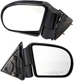 Kool Vue Mirror Set of 2 Compatible with 1999-2004 Chevrolet S10, 1999-2005 Blazer, Fits 1999-2004 G