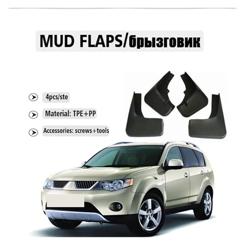 Garde-boue Mitsubishi Outlander 2007 2008 protections de roues
