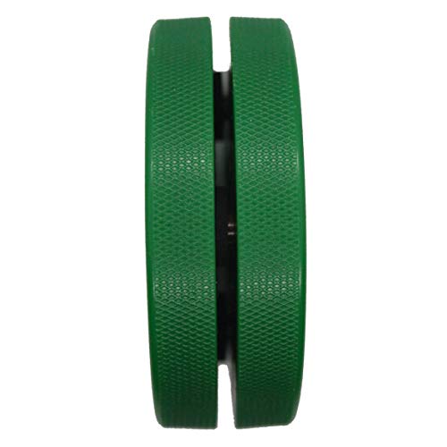 Green Biscuit Snipe Shooting Stick Handling Training Street Hockey Puck - Thumbnail 2