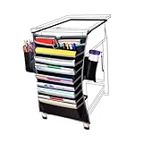 Sacs à livres pour bureaux d'étudiants : 8 pour ranger des livres de taille, des dossiers, des magazines ; 2 poches pour bouteille d'eau ou téléphone portable ; 2 petites fentes pour stylos, cahier, livres et petite papeterie, etc., sacs à livres suspendus