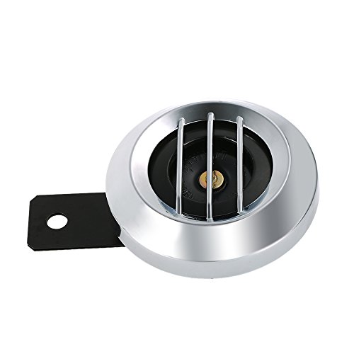 Yorten DC 12V 1.5A 105dB universal à prova d'água para motocicleta redonda buzina elétrica