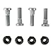 All Balls Racing 85-1037 Wheel Stud and Nut Kit Compatible with/Replacement for Kawasaki KVF 650 Brute Force 4x4i 2006-2013, KVF 750 Brute Force 4x4i 2005-2007