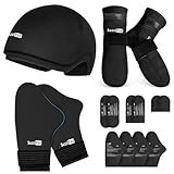 SuzziPad Ice Gloves and Socks for Chemo, Cooling Cap for Chemotherapy, Ideal for The Discomfort of Head, Hand, Feet, S/M