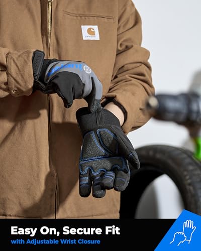 Image of toolant Winter Work Gloves for Men, Insulated Waterproof Work Gloves with Reinforced Palm for Cold Weather Protection