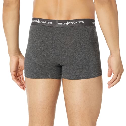 Beverly Hills Polo Club Men's 4 Pack Basic Solid Boxer Briefs3