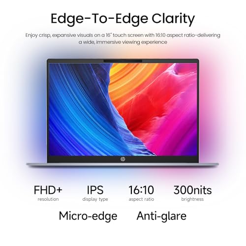 Image of 2026 HP OmniBook 5 16 Inch Laptop Touchscreen Computer, 16 inch IPS 2K Touch Screen Business Laptop AI PC, 15th Gen Intel Core Ultra 9 (16-Cores), 32GB DDR5 RAM 2TB SSD|Windows 11 Pro|Backlit Keyboard